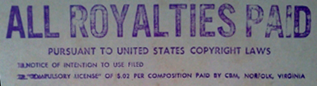 Royalties Stamp